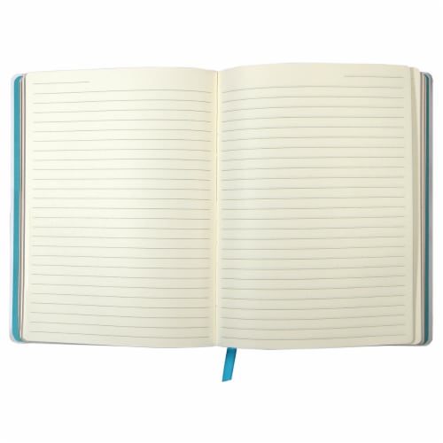 Top Flight Bluesy Marble Journal Perspective: top