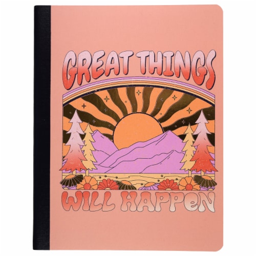 Top Flight Uptown Girl Composition Book - Colors May Vary - 80 Sheets Perspective: top