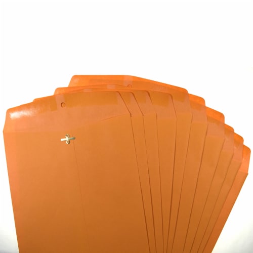 Top Flight Clasp Envelope - 10 Pack - Tan Perspective: top