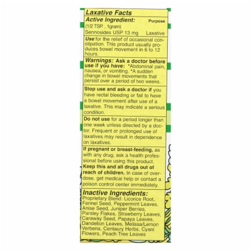 Modern Natural Products Swiss Kriss Herbal Laxative Flake Form - 1.5 oz Perspective: top