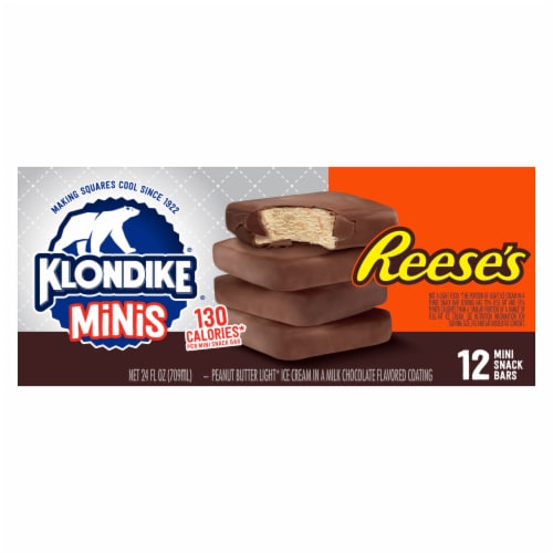 Klondike Minis Reese's Snack Bars Perspective: top