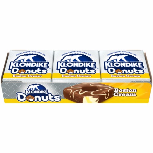 Klondike® Boston Cream Donut Frozen Dairy Dessert Bars Perspective: top