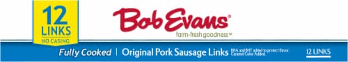 Bob Evans Fully Cooked Original Pork Sausage Links Perspective: top
