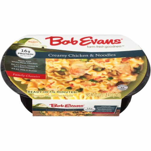 Bob Evans Creamy Chicken & Noodles Perspective: top