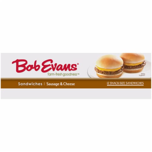 Bob Evans® Farm-Fresh Goodness Sausage & Cheese Sandwiches Perspective: top