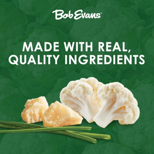 Bob Evans Parmesan & Chives Mashed Cauliflower Perspective: top