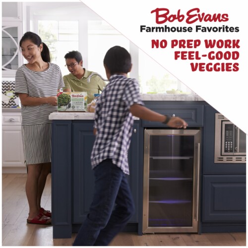 Bob Evans Farmhouse Favorites Green Beans with Garlic Herb Butter Sauce Perspective: top