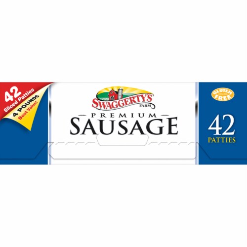 Swaggerty's® Premium Mild Sausage Patties Perspective: top