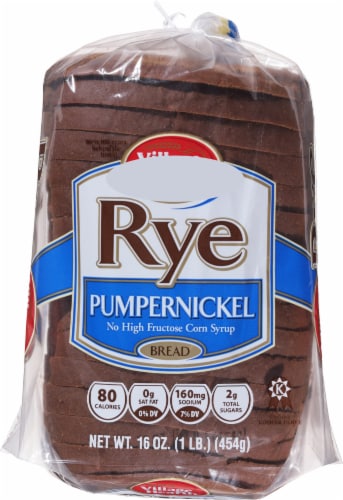 Village Hearth® Pumpernickel Rye Bread Perspective: top