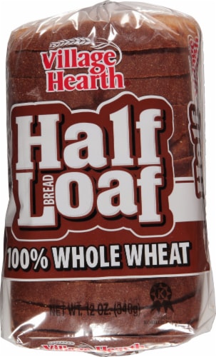 Village Hearth 100% Whole Wheat Half Loaf Perspective: top