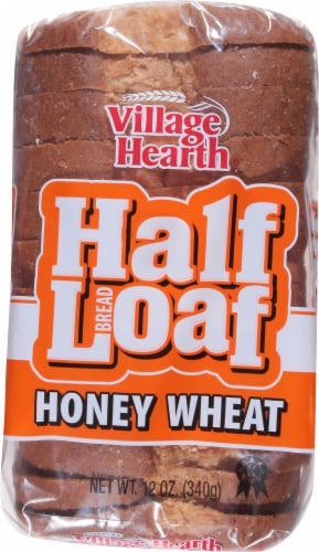 Village Hearth Honey Wheat Half Loaf Perspective: top