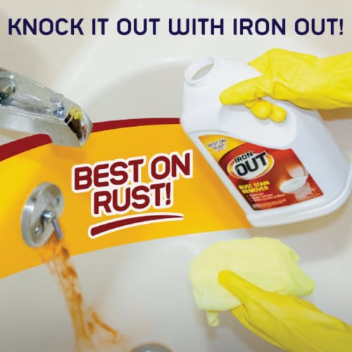 Iron Out® Rust Stain Remover Powder Perspective: top