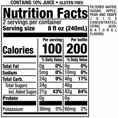 Snapple® Fruit Punch Juice Drink Perspective: top