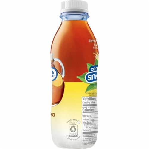 Diet Snapple Half 'N Half Iced Tea & Lemonade Drink Perspective: top
