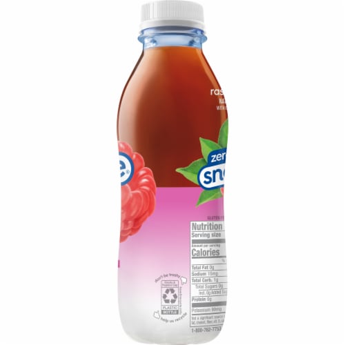 Snapple® Zero Sugar Raspberry Tea Perspective: top