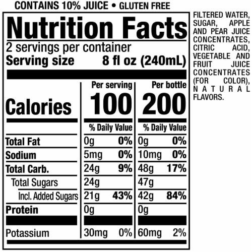 Snapple® Apple Juice Drink Perspective: top