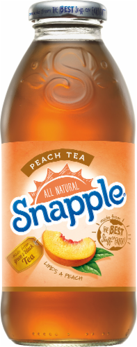 Snapple All Natural Diet Peach Tea, 6 bottles / 16 fl oz - Ralphs