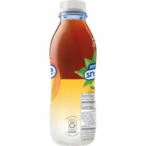Snapple Zero Sugar Takes 2 to Mango Tea Perspective: top