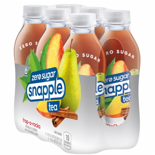 Snapple Zero Sugar Trop-a-Rocka Tea Perspective: top