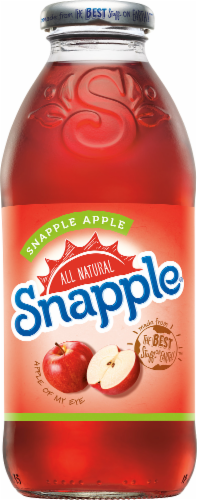 Snapple Apple Juice Drinks Perspective: top