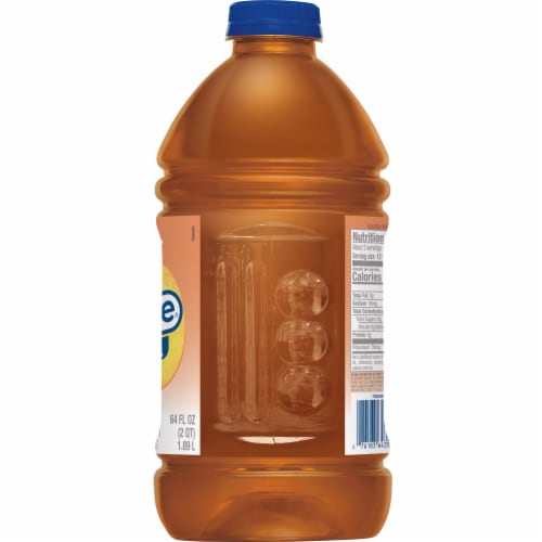 Snapple Zero Sugar Peach Tea Perspective: top