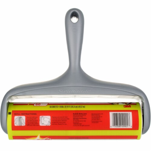 Scotch-Brite™ 50% Stickier Large Surface Lint Roller Perspective: top