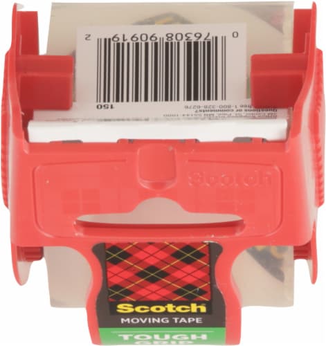 Scotch® Tough Grip Move Packing Tape Perspective: top