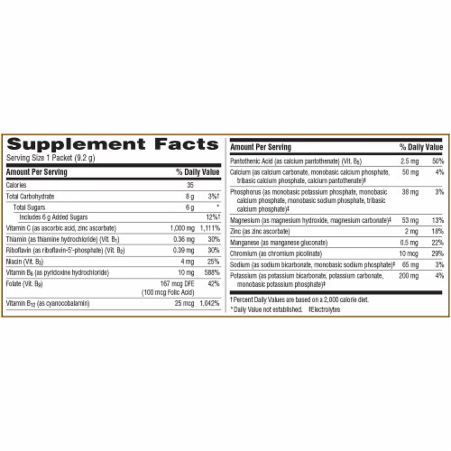 Emergen-C 1000mg Vitamin C Powder Perspective: top