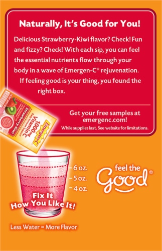 Emergen-C Vitamin C Powder Perspective: top