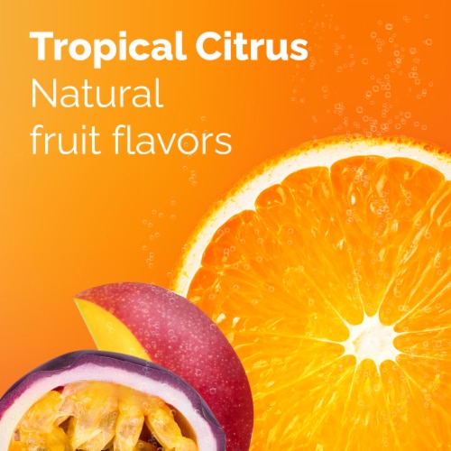 Emergen-C Zero Sugar Powder for Daily Immune Support Tropical Citrus Flavor Perspective: top