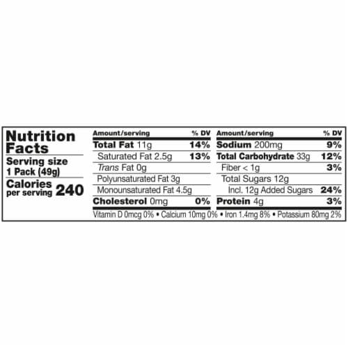 Lance® Nekot® Peanut Butter Filled Sandwich Crackers Perspective: top