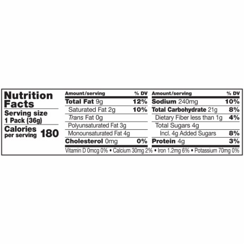 Lance® Toasty® Peanut Butter Sandwich Crackers Perspective: top