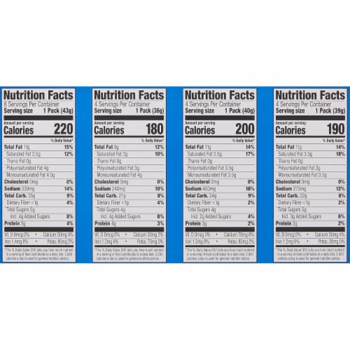 Lance Sandwich Cracker Variety Pack (40 Count) Perspective: top