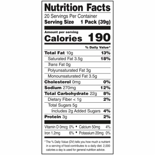Lance® Captain's Wafers® Cream Cheese & Chives Sandwich Crackers Perspective: top