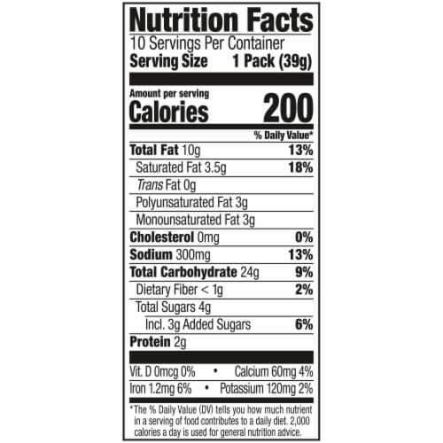 Lance Sandwich Crackers Captain's Wafer Grilled Cheese 10 Individual Packs Perspective: top
