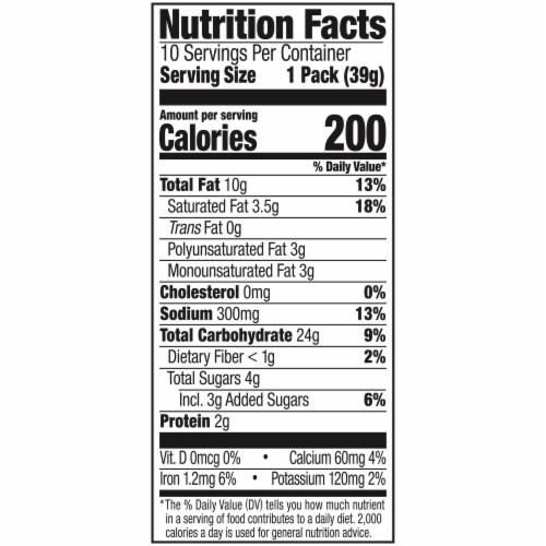 Lance Sandwich Crackers Captain's Wafer Grilled Cheese 10 Individual Packs Perspective: top