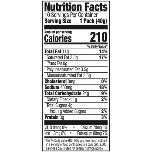 Lance Sandwich Crackers ToastChee Cheddar 10 Individually Wrapped Packs Perspective: top