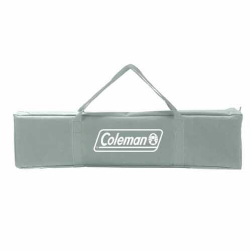 Coleman Living Collection Camping Cot with Side Pouch and Carrying Bag, Green Perspective: top