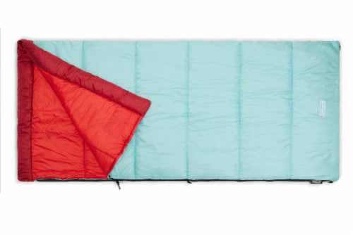 Coleman® Flatlands Sleeping Bag - Blue Perspective: top
