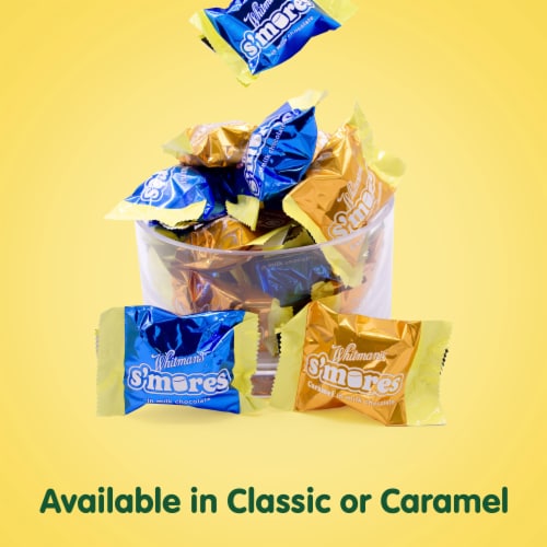 WHITMAN'S S'Mores Caramel Milk Chocolate Candy Bag Perspective: top