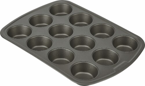 GoodCook® Premium Nonstick 12-Cup Muffin Pan Perspective: top