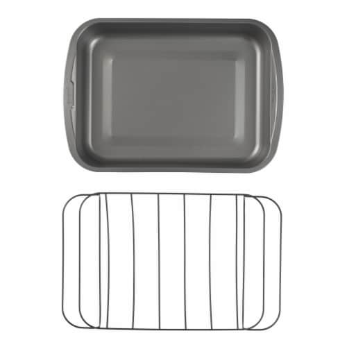 GoodCook® Nonstick Roasting Pan with Rack Perspective: top
