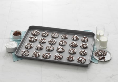 GoodCook® XL Nonstick Cookie Sheet - Gray Perspective: top