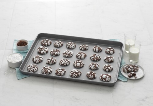 GoodCook® XL Nonstick Cookie Sheet - Gray Perspective: top