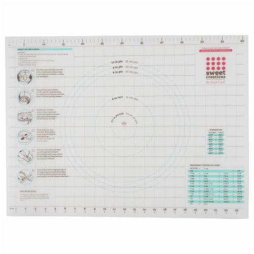 Sweet Creations by GoodCook® Non-Slip Pastry Mat Perspective: top