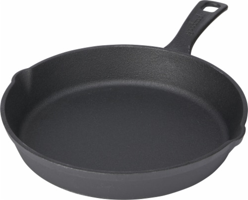 GoodCook® Cast Iron Skillet - Black Perspective: top