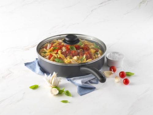 GoodCook® Everyday Deep Saute Pan Non Stick- Black Perspective: top
