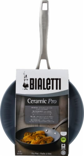 Bialetti Ceramic Pro Nonstick Saute Pan - Gray Perspective: top