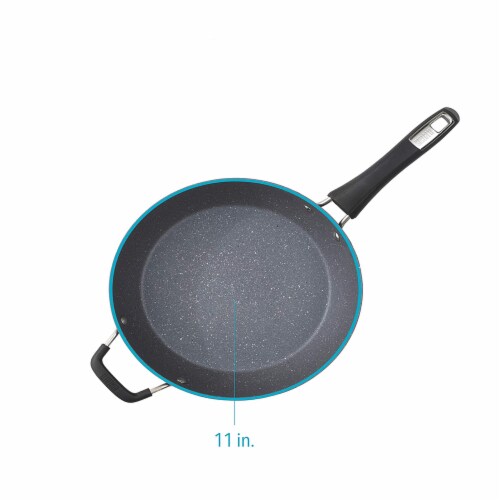 11-In. Nonstick Aluminum Deep Fry Pan with Lid, 1 - Harris Teeter