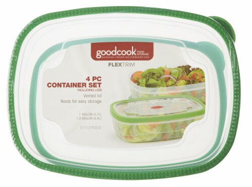 GoodCook® Flex Trim Container Set Perspective: top
